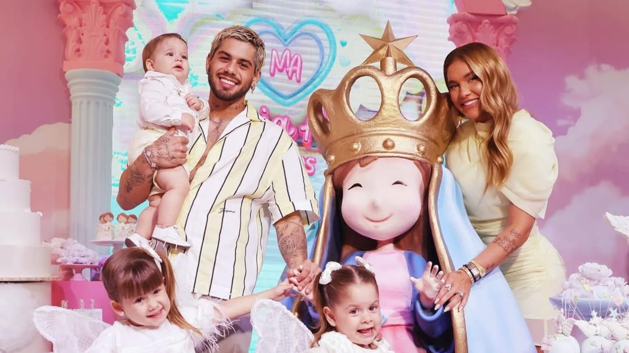 Maria Alice festeja com a presença de seus pais