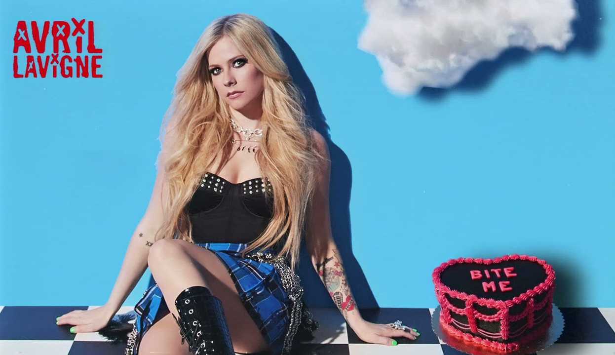 Nova era rock de Avril Lavigne com “/Bite Me”/