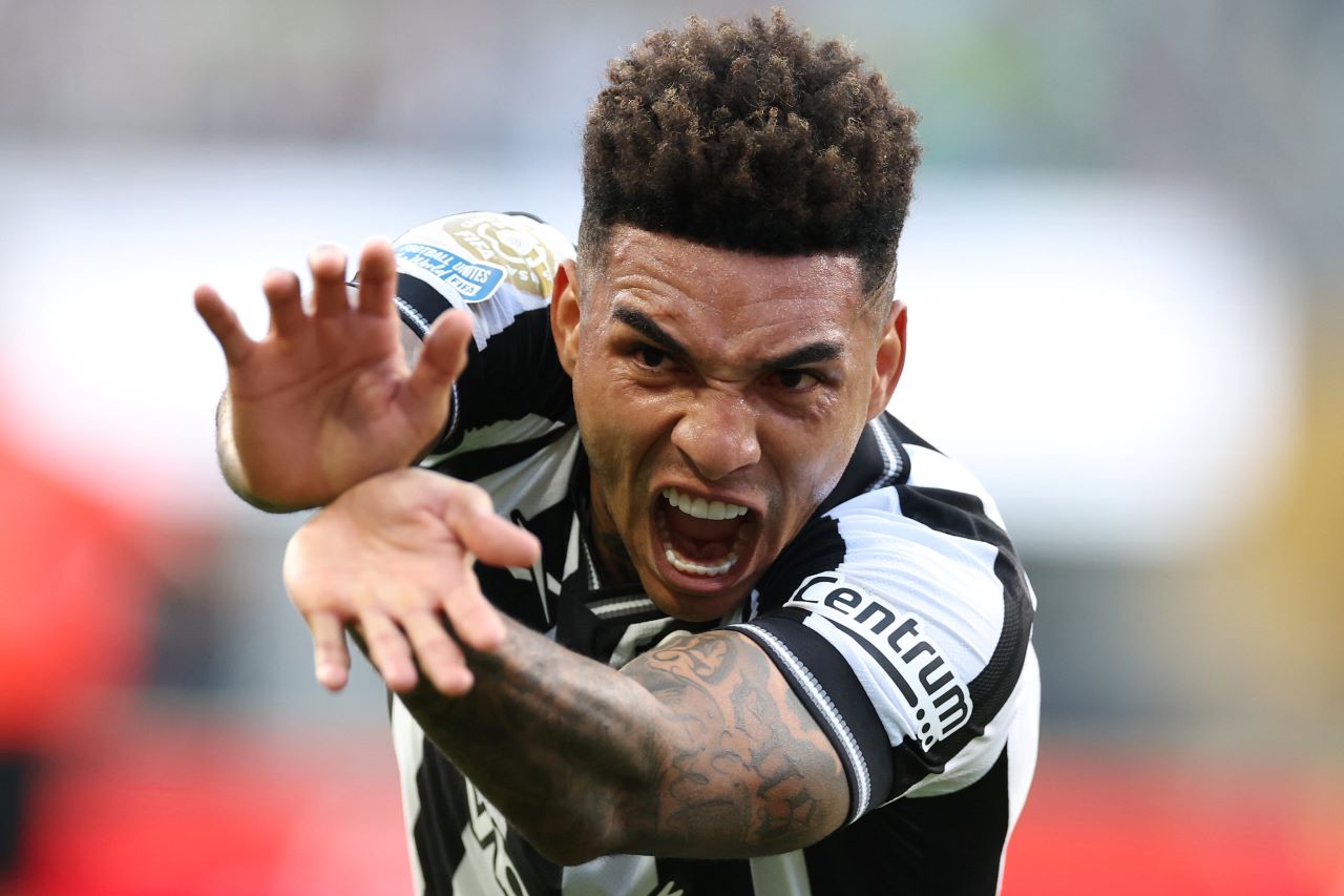 Igor Jesus comemorando após gol | Reprodução/site/Vitor Silva/Botafogo |