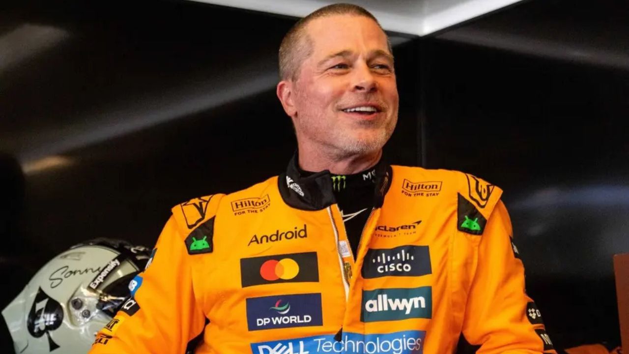 Brad PItt para McLaren | Reprodução/Instagram/@Mclaren