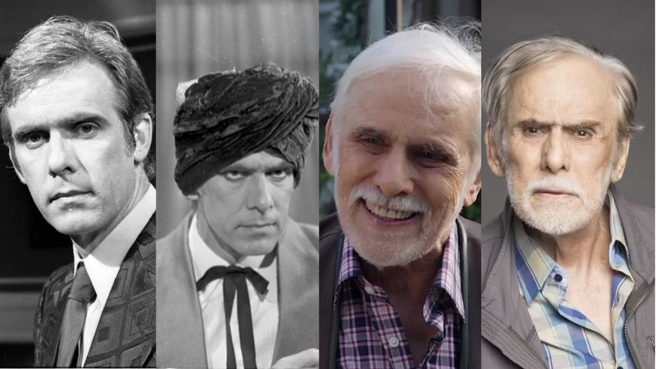 Francisco Cuoco e seus personagens da dramaturgia. (Reprodução/TV Globo)