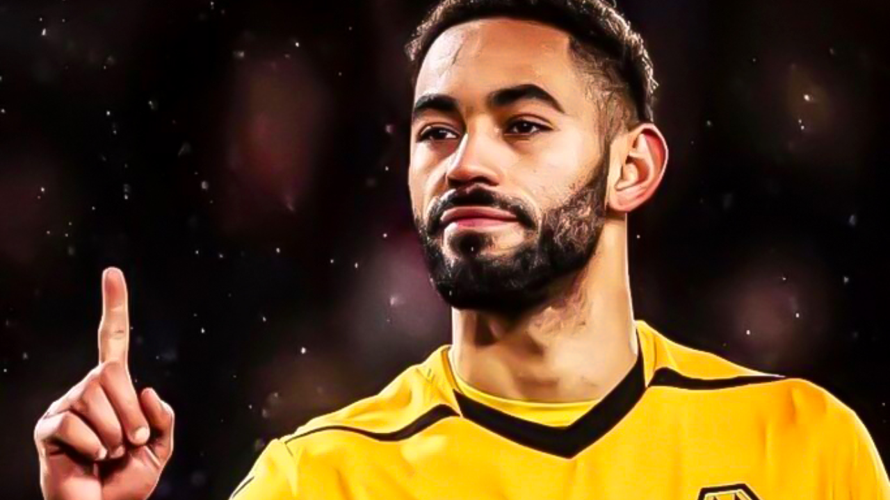 Matheus Cunha comemora gol pelo Wolverhampton | Reprodução/X/Matheus Cunha