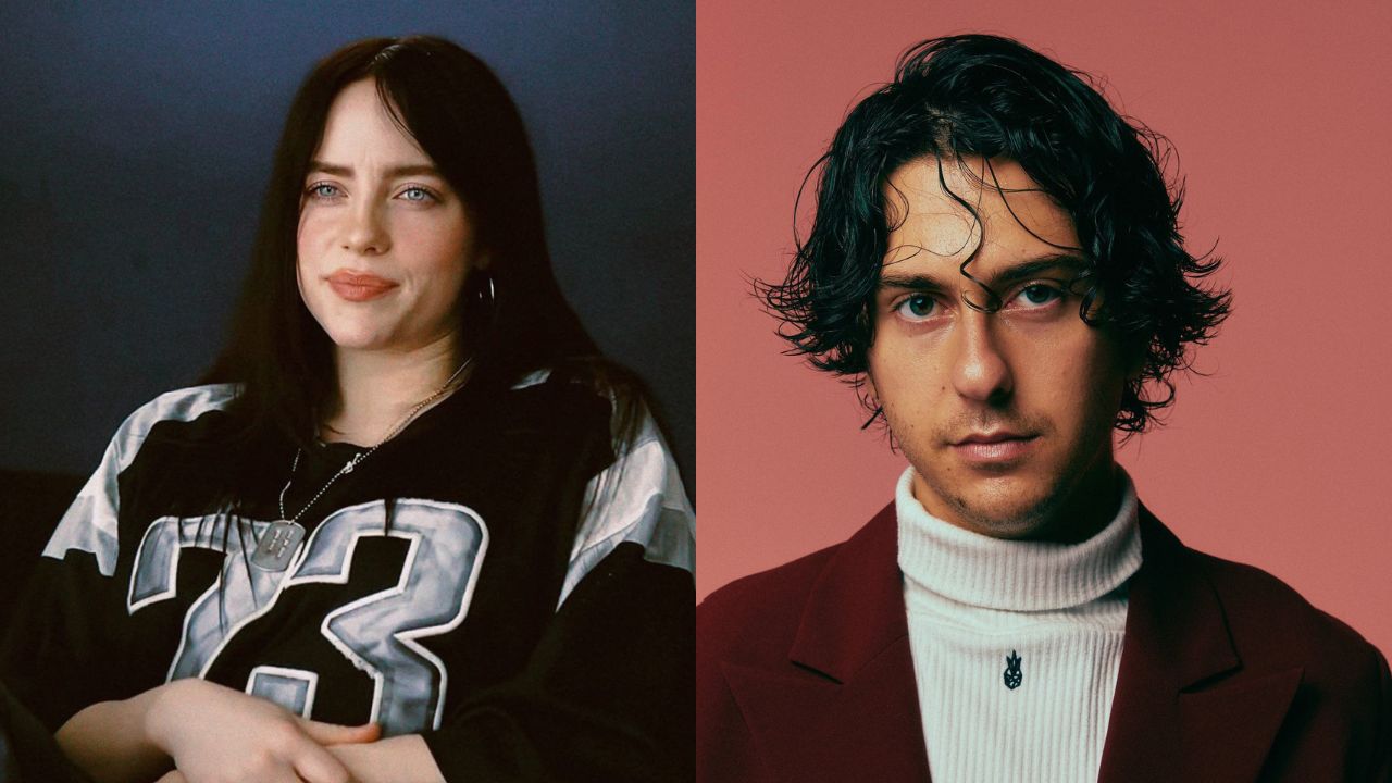 Billie Eilish e Nat Wolff | Reprodução/X/@InfoBillieBR/@PopCrave