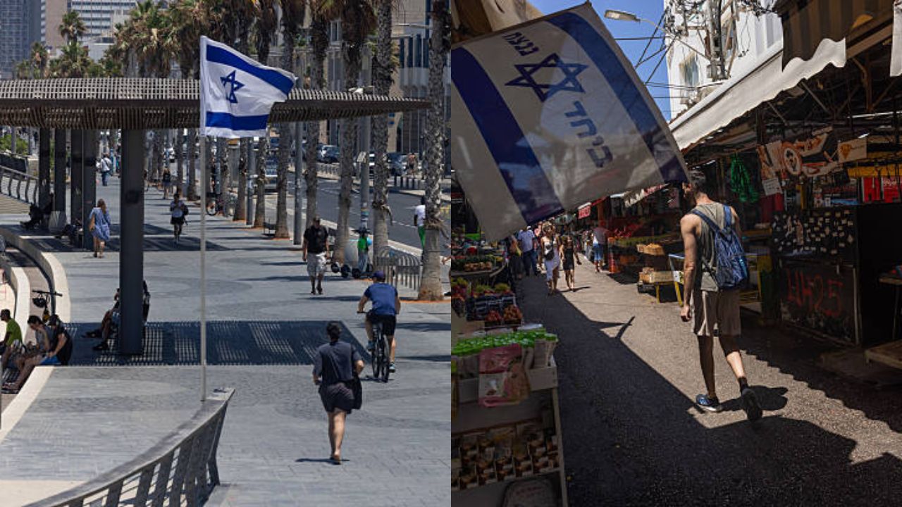 O cotidiano em Tel Aviv enquanto a trégua se mantém com o Irã | Reprodução/Kobi Wolf/Getty Images Embed