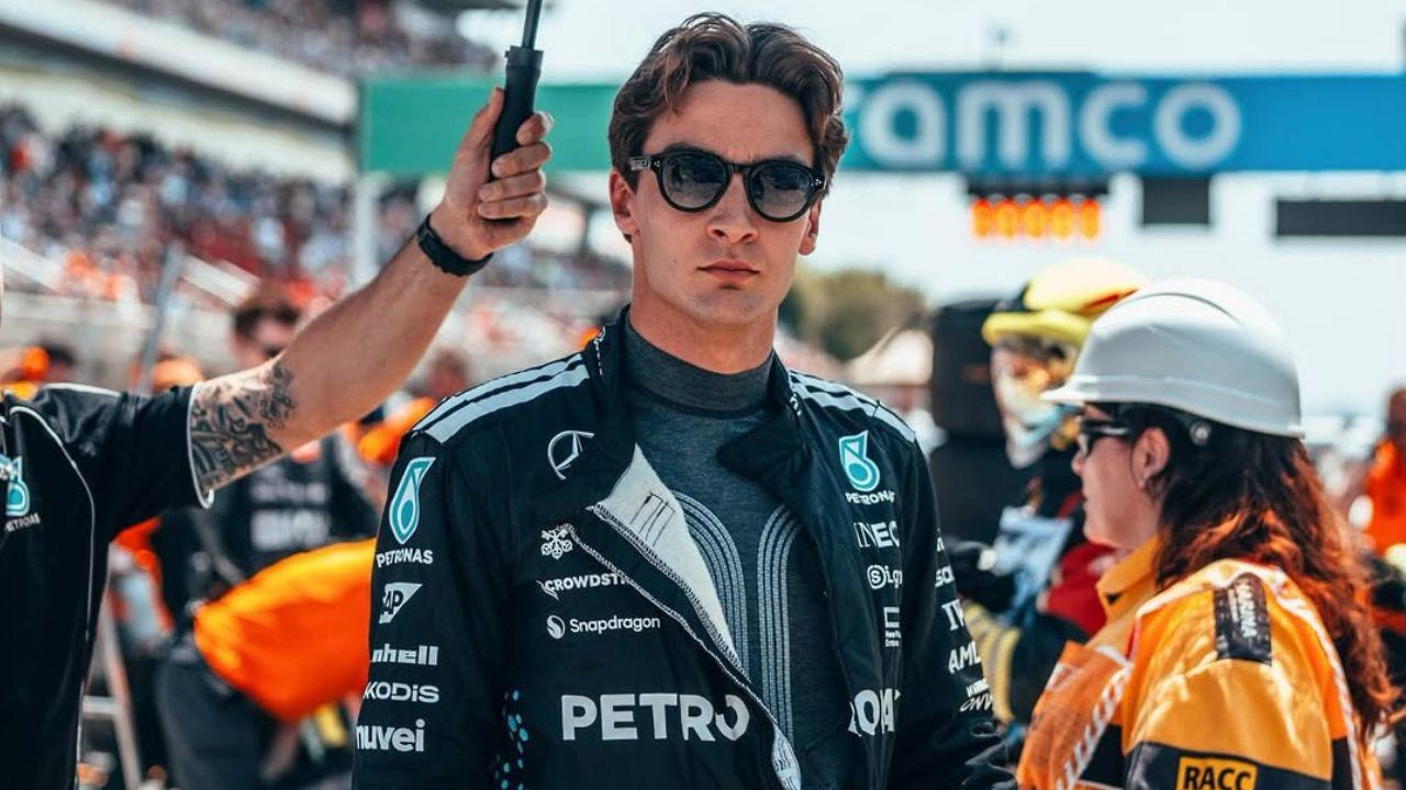 Piloto britânico da Mercedes, George Russell I Reprodução/Instagram/@georgerussel63