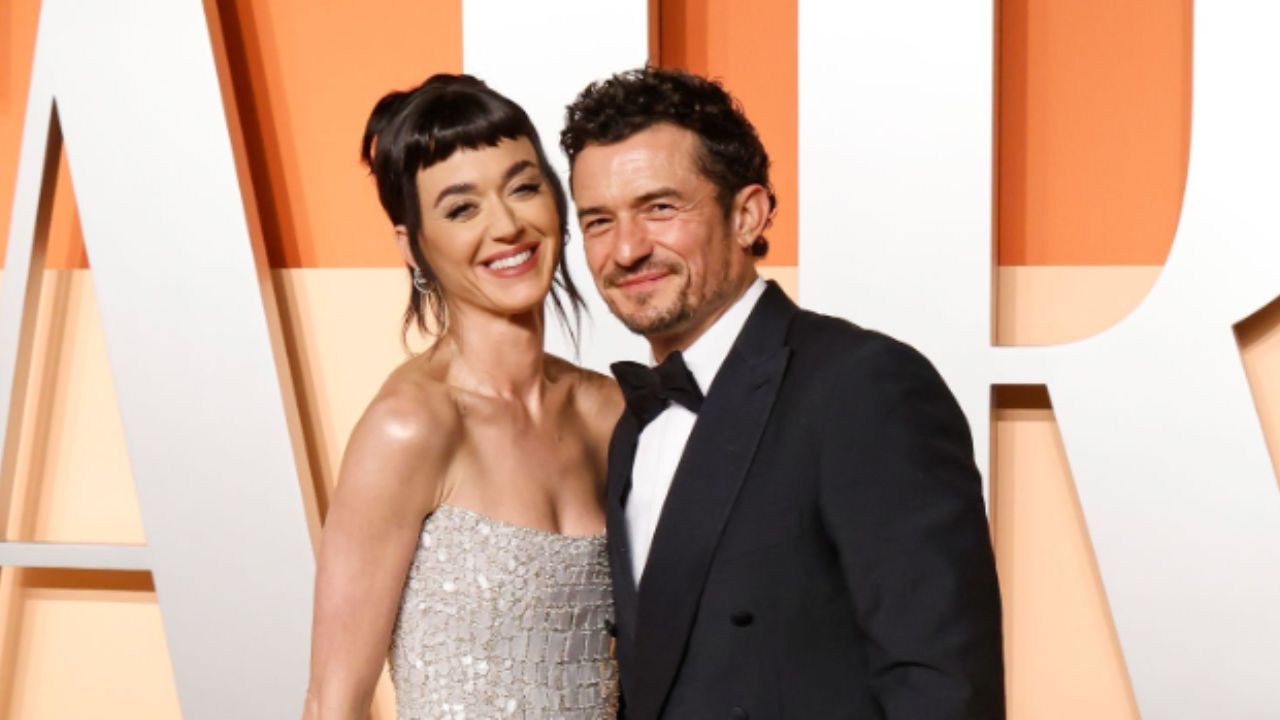 Katy Perry e Orlando Bloom comparecem à festa do Oscar da Vaity Fair 2025