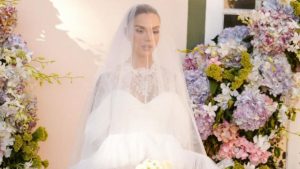Vestido de casamento de Giovanna Lancellotti tem assinatura de grife francesa