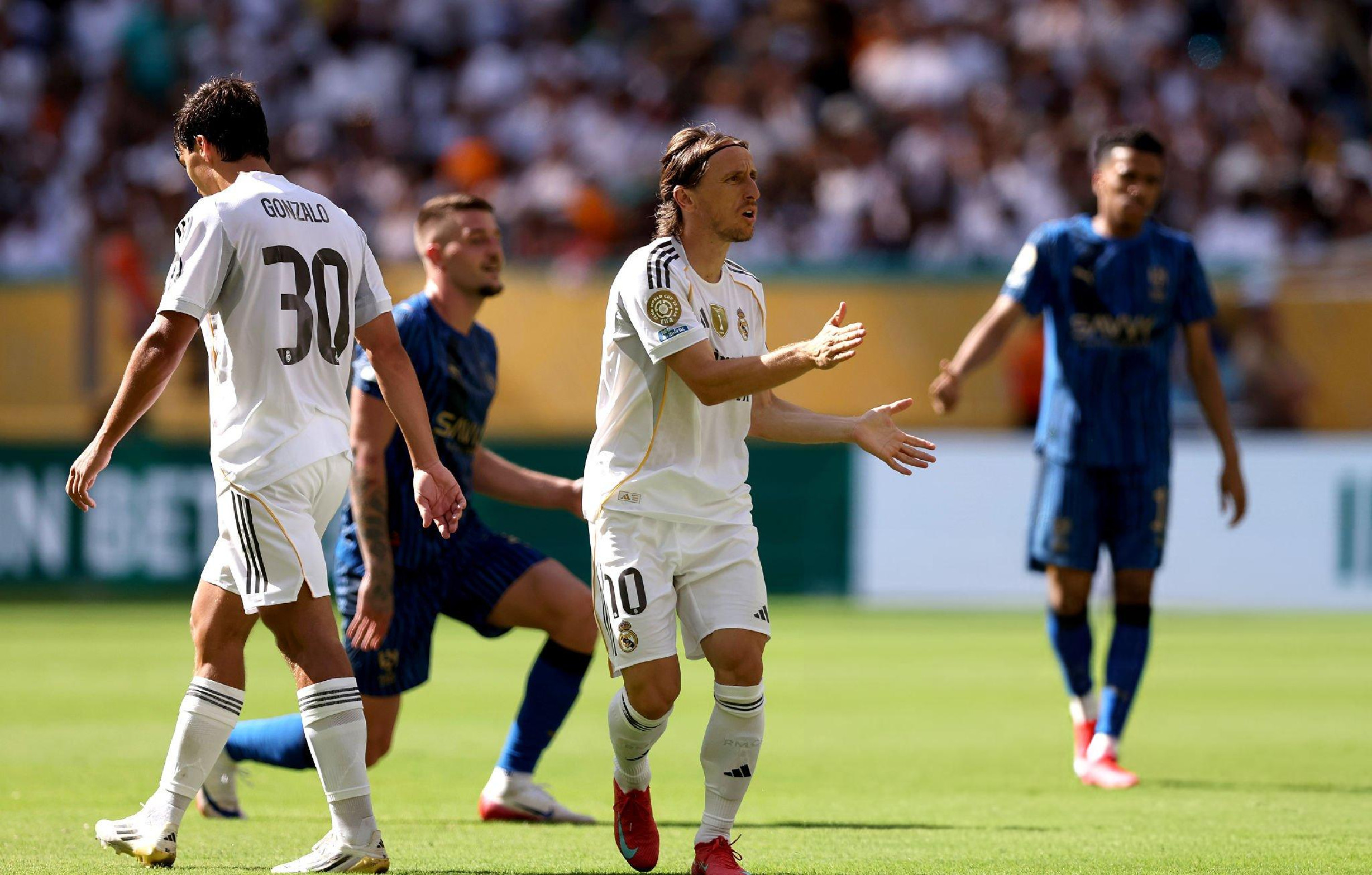 Duelo pelo grupo H, entre Al-Hilal e Real Madrid no Mundial de Clubes I Reprodução/	MeganBriggs/GettyImagesEmbed