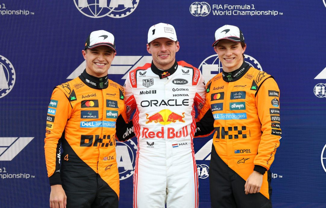 Norris e Piastri reconhecem ameaça de Max Verstappen no GP da Áustria