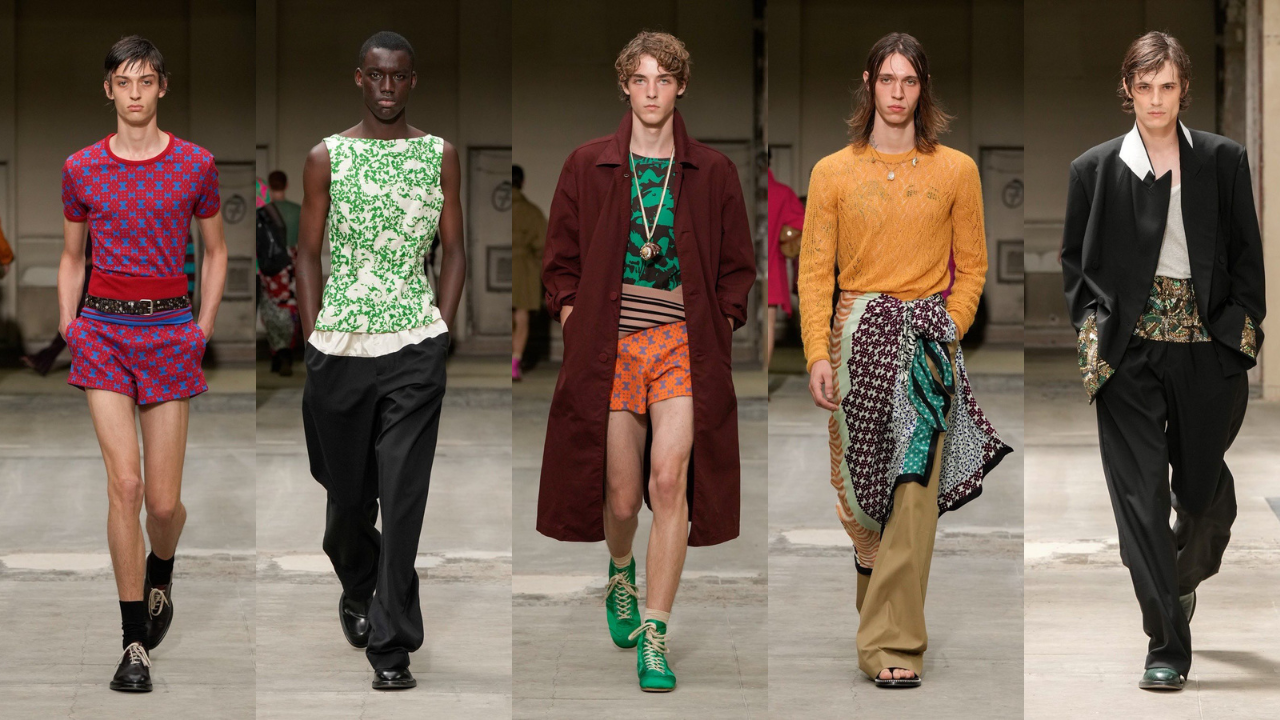 Desfile Dries Van Noten | Reprodução/X/@jacquemusx