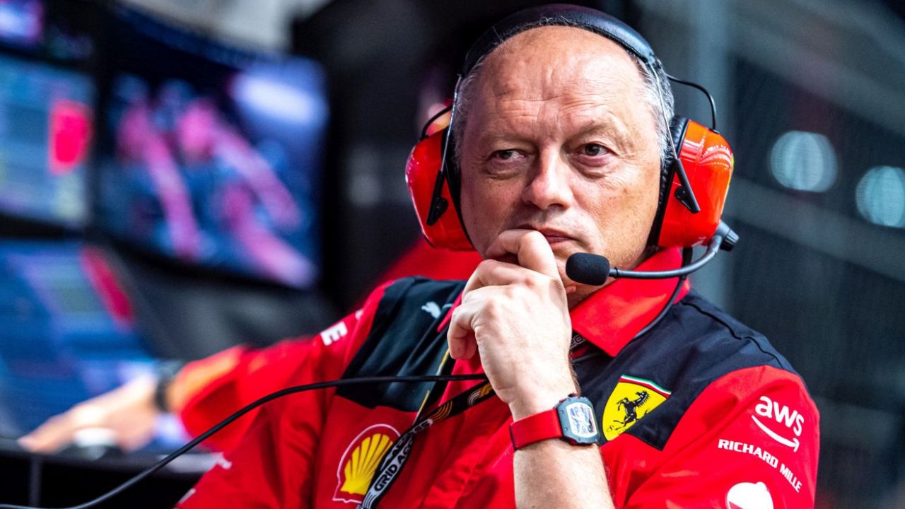 Chefe de equipe da Ferrari, Frédéric Vasseur  | Reprodução/Instagram/@scuderiaferrari