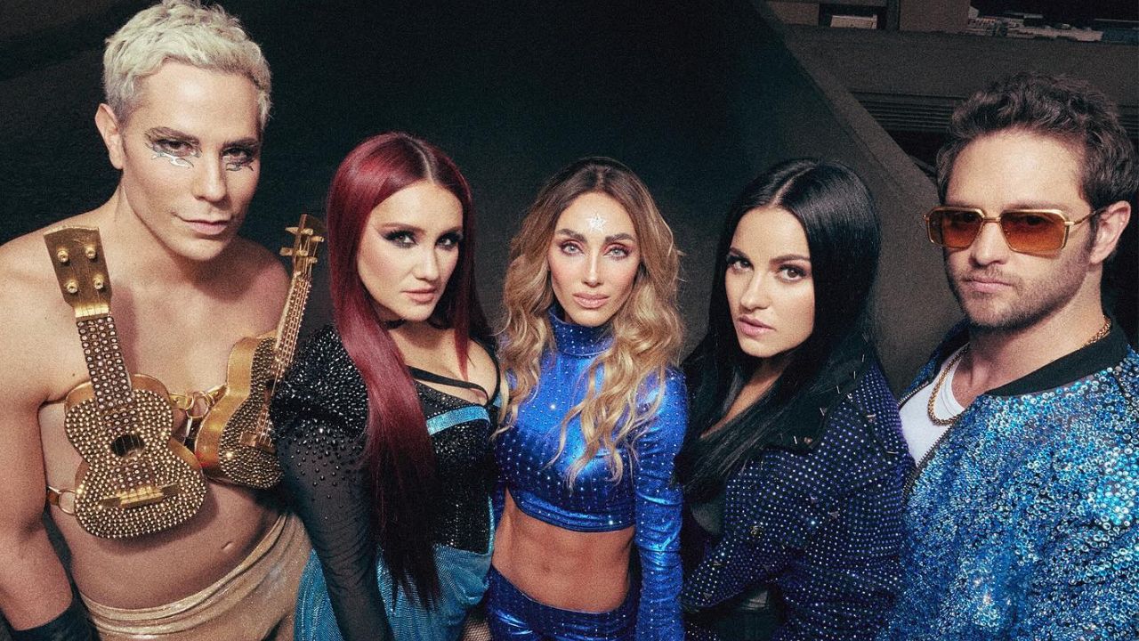 Christian Chávez, Dulce Maria, Anahí, Maite e Christopher Uckermann | Reprodução/Instagram/@rollingstoneenespanol