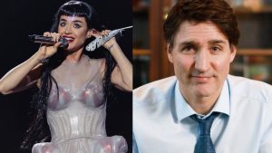 Katy Perry é vista em jantar romântico com Justin Trudeau no Canadá
