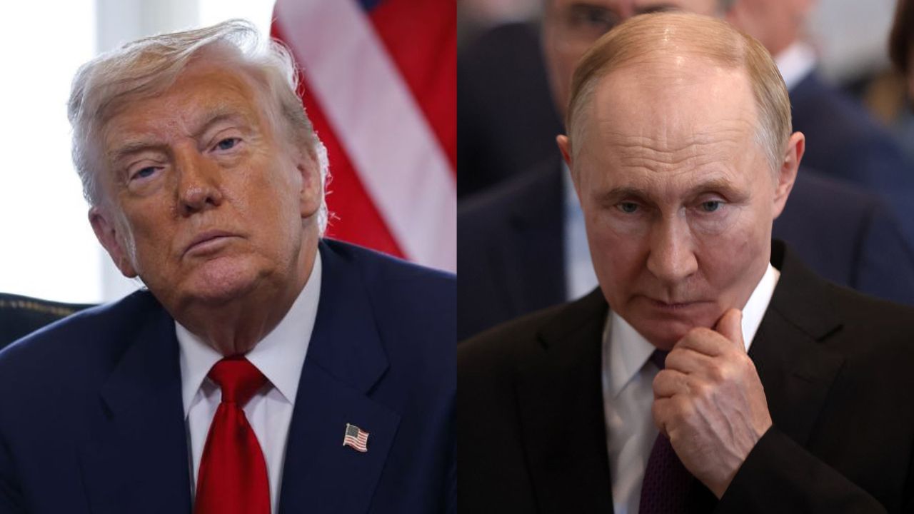 Presidente norte-americano Donald Trump e Presidente russo Vladimir Putin | Reprodução/Tolga Akmen/Contributor/Getty Images Embed