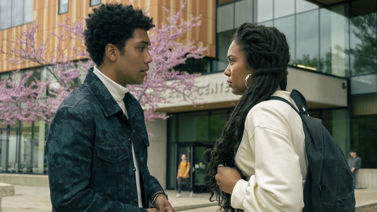 Chance Perdomo e Jaz Sinclair em cena de "Gen V" | Reprodução/Divulgação/Prime Video