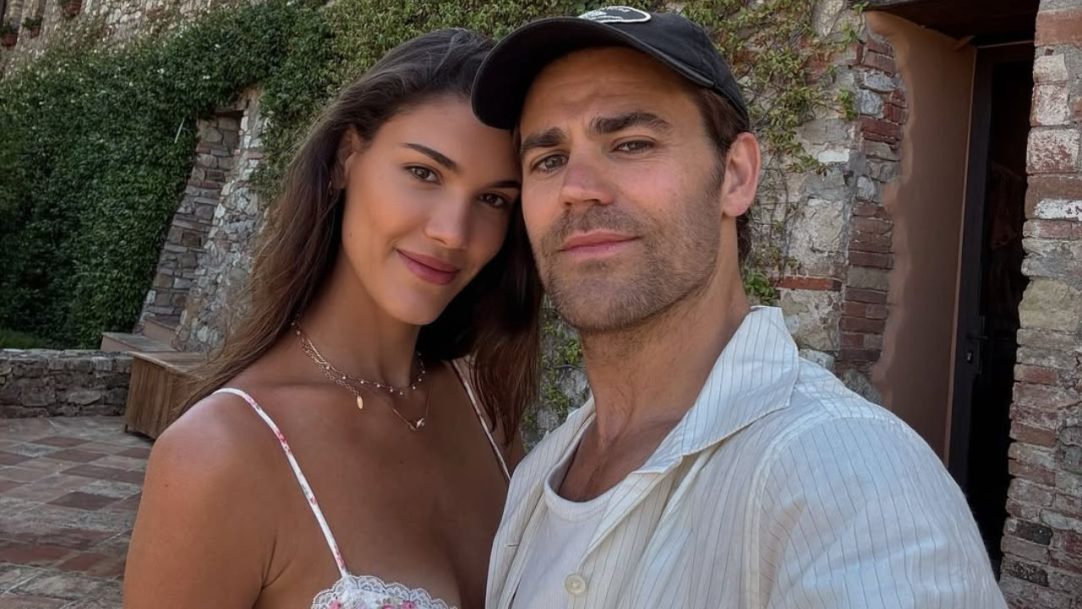 Natalie Kuckenburg e Paul Wesley curtem passeio romântico na Toscana