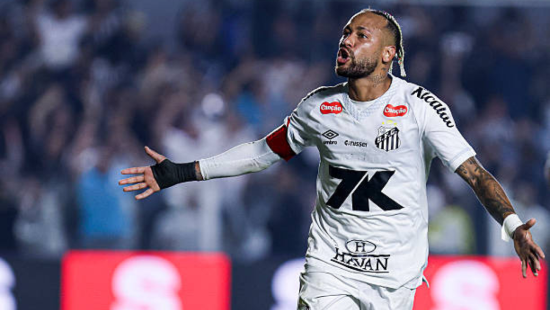 Neymar brilha contra o Flamengo e vira manchete internacional após reencontro com Filipe Luís