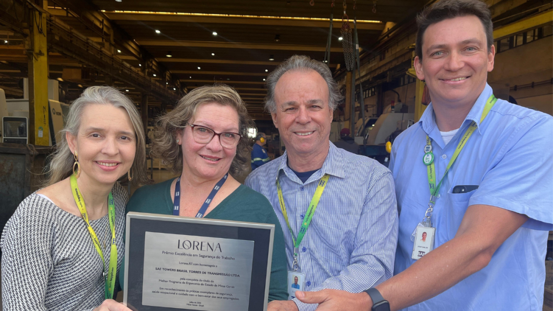 SAE Towers é destaque com o Melhor Programa de Ergonomia de Minas Gerais