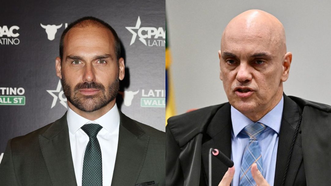 Moraes determina bloqueio de contas e bens de Eduardo Bolsonaro