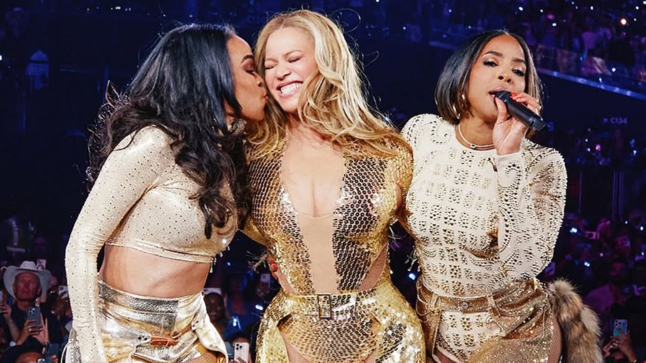 Destiny’s Child no palco I Reprodução/Instagram/@beyonce
