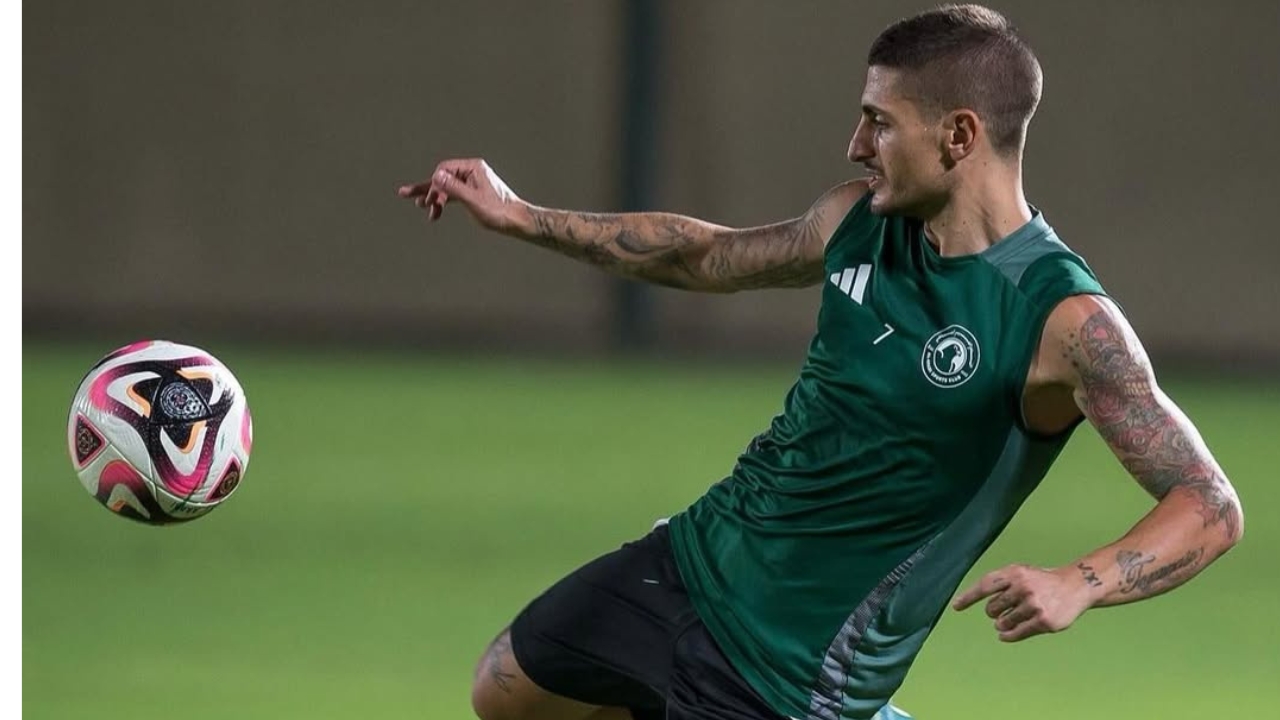 Jogador Marco Verratti treinando I Reprodução/ Instagram/ @marco_verratti92