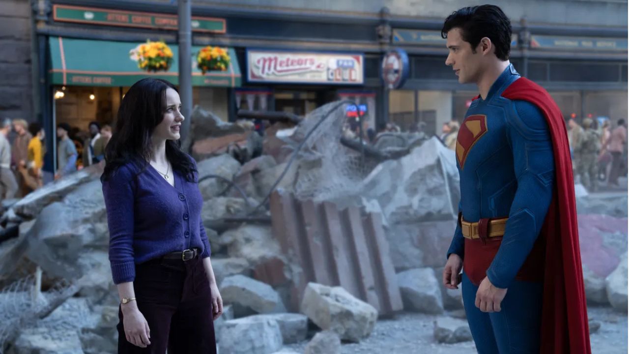 Rachel Brosnahan e David Corenswet como Clark Kent e Lois Lane | Reprodução/Warner Bros. Picture/Batman News