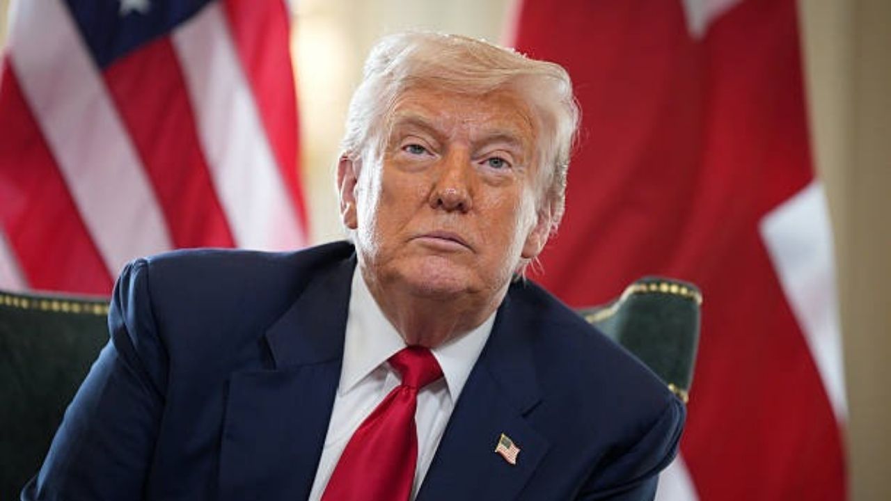 Presidente dos Estados Unidos, Donald Trump | Reprodução/Christopher Furlong/Getty Images Embed