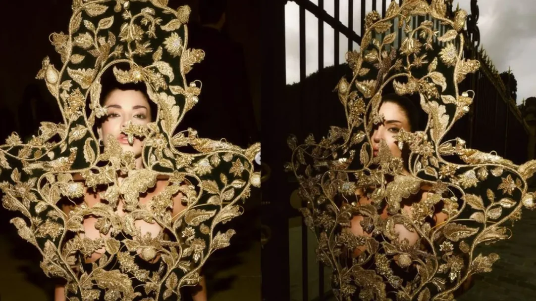 Gkay se destaca na Alta-Costura de Paris com estilo provocador e referências brasileiras