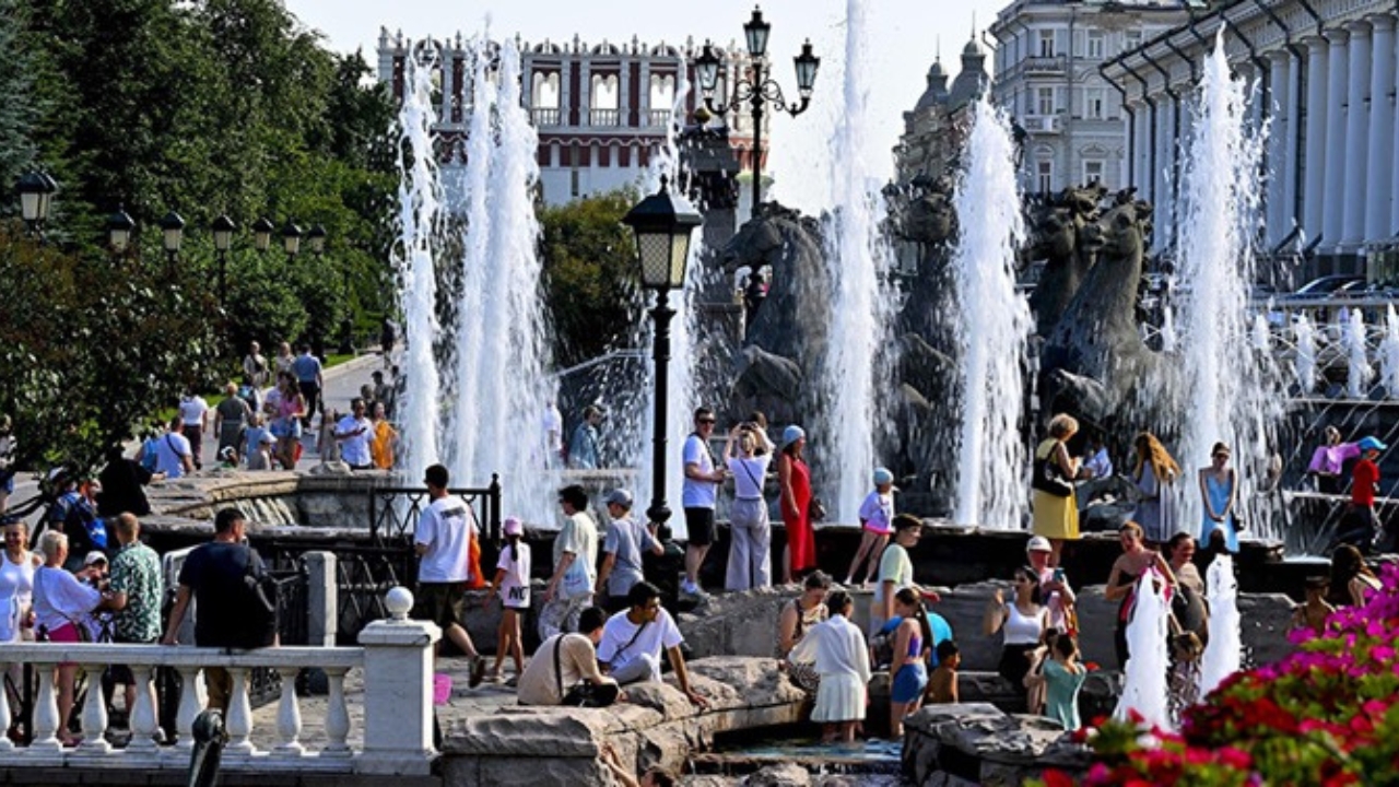 População russa enfrenta onda de calor | Reprodução/X/@infogovegbr