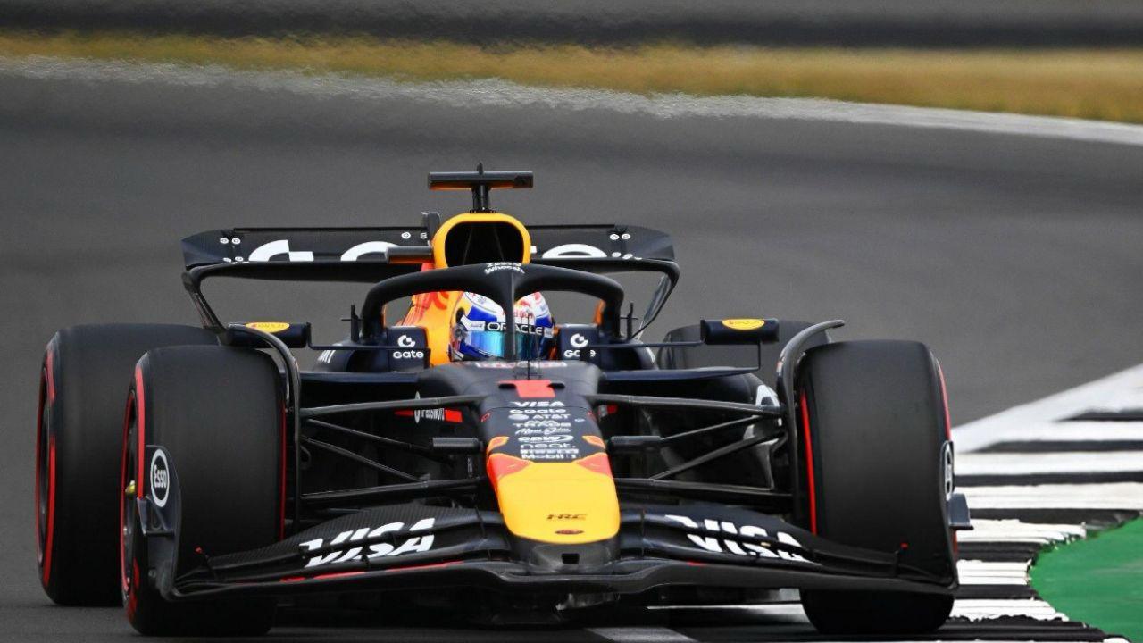 Max Verstappen no Circuito de Silverstone I Reprodução/ 	Clive Mason/ Getty Imges Embed
