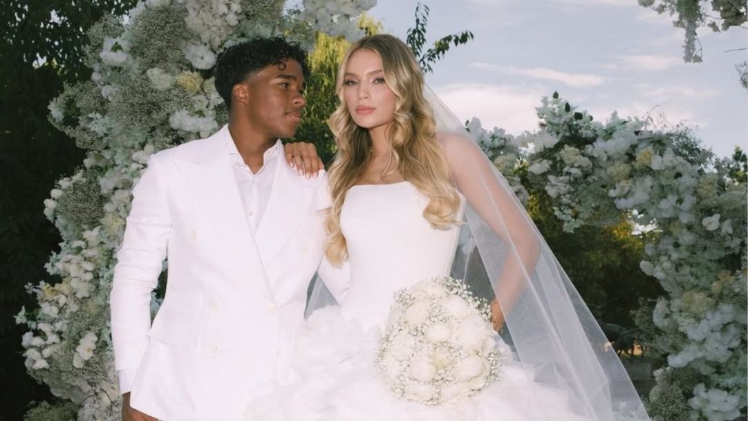 Endrick e Gabriely Miranda oficializam casamento em Madrid