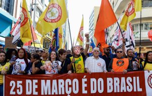 Comerciantes da 25 de Março protestam investigação dos EUA