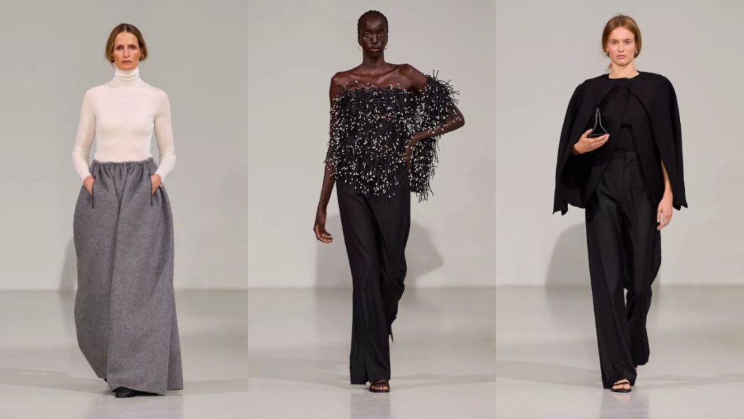 Volumetria artesanal e silhuetas etéreas marcam retorno de Freya Dalsjø