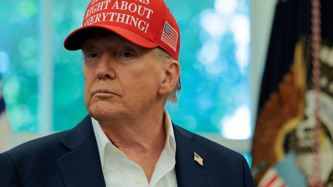 Presidente norte-americano Donald Trump | Reprodução/Chip Somodevilla/Getty Images Embed