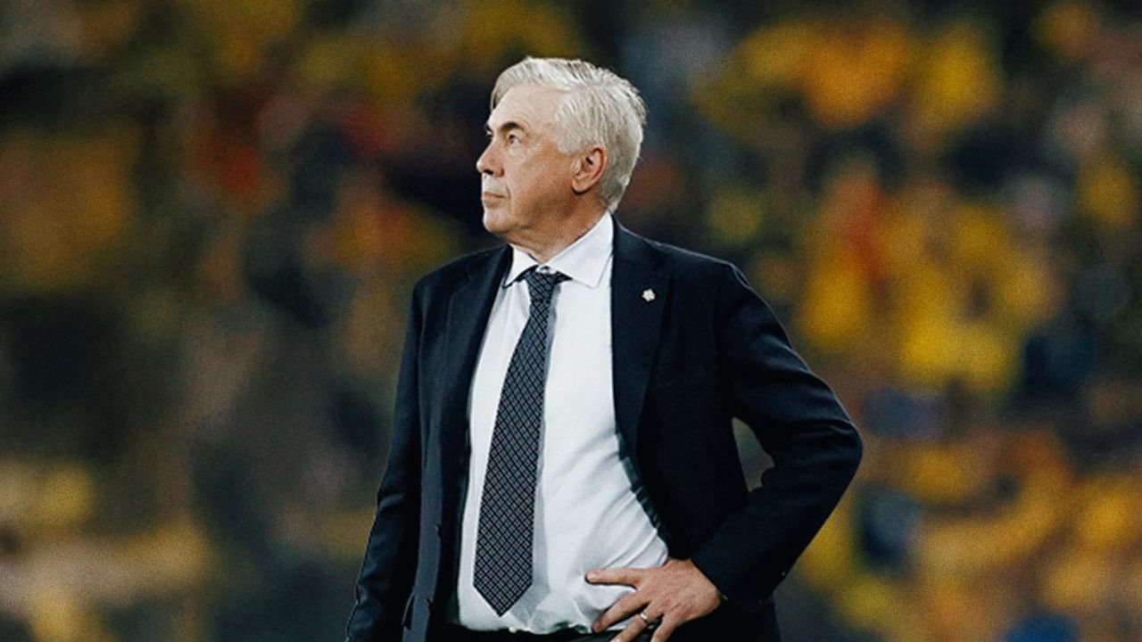 Carlo Ancelotti durante jogo da seleção I Reprodução/ Instagram/ @brasil