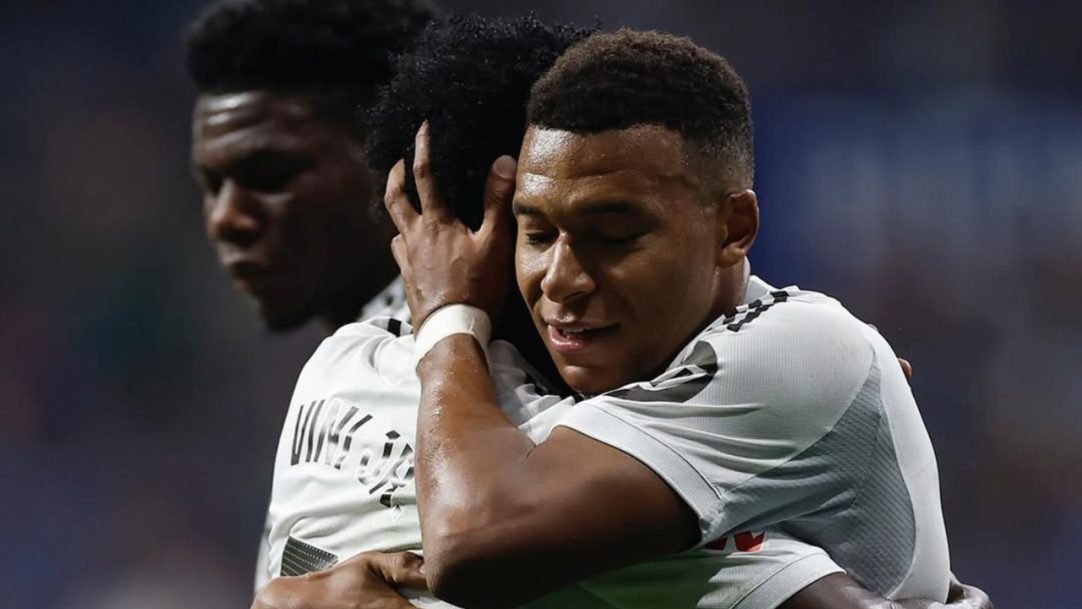 Vini Jr. e Mbappé sofrem racismo em vitória do Real Madrid contra o Oviedo