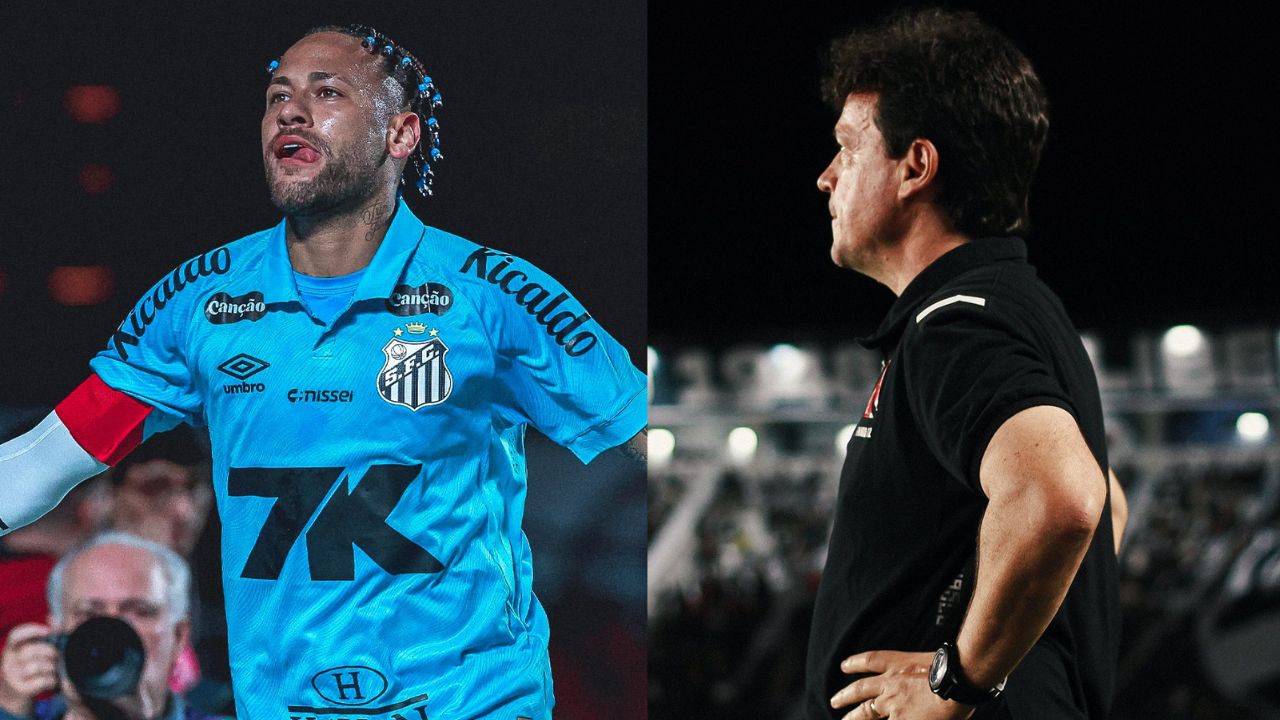 Neymar e Fernando Diniz | Reprodução/Instagram/@tntsportsbr/@timediniz