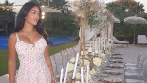 Georgina Rodríguez reúne filhos e amigos em festa privada em mansão
