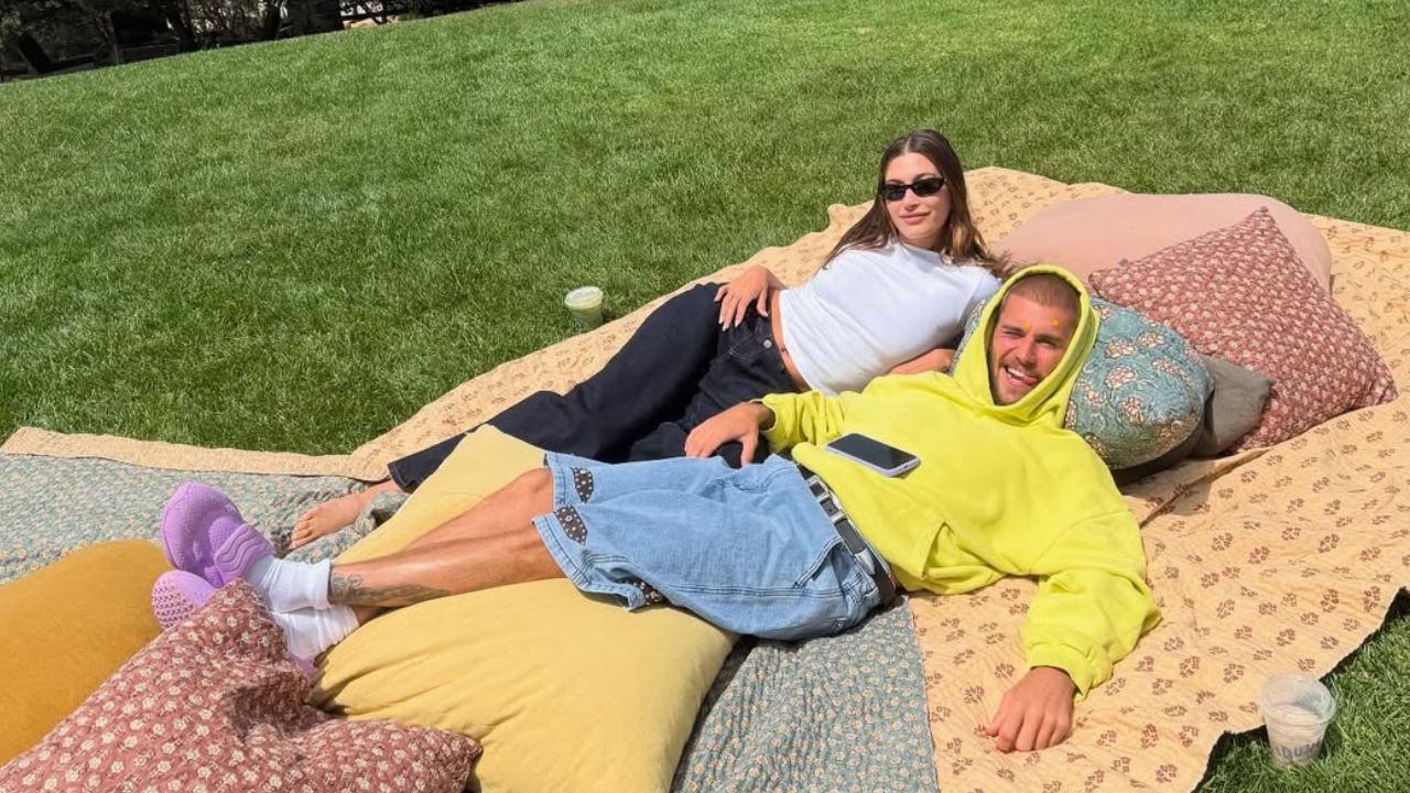 Justin Bieber e Hailey Bieber em supostas fotos no Brasil | Reprodução/Instagram/@lilbieber