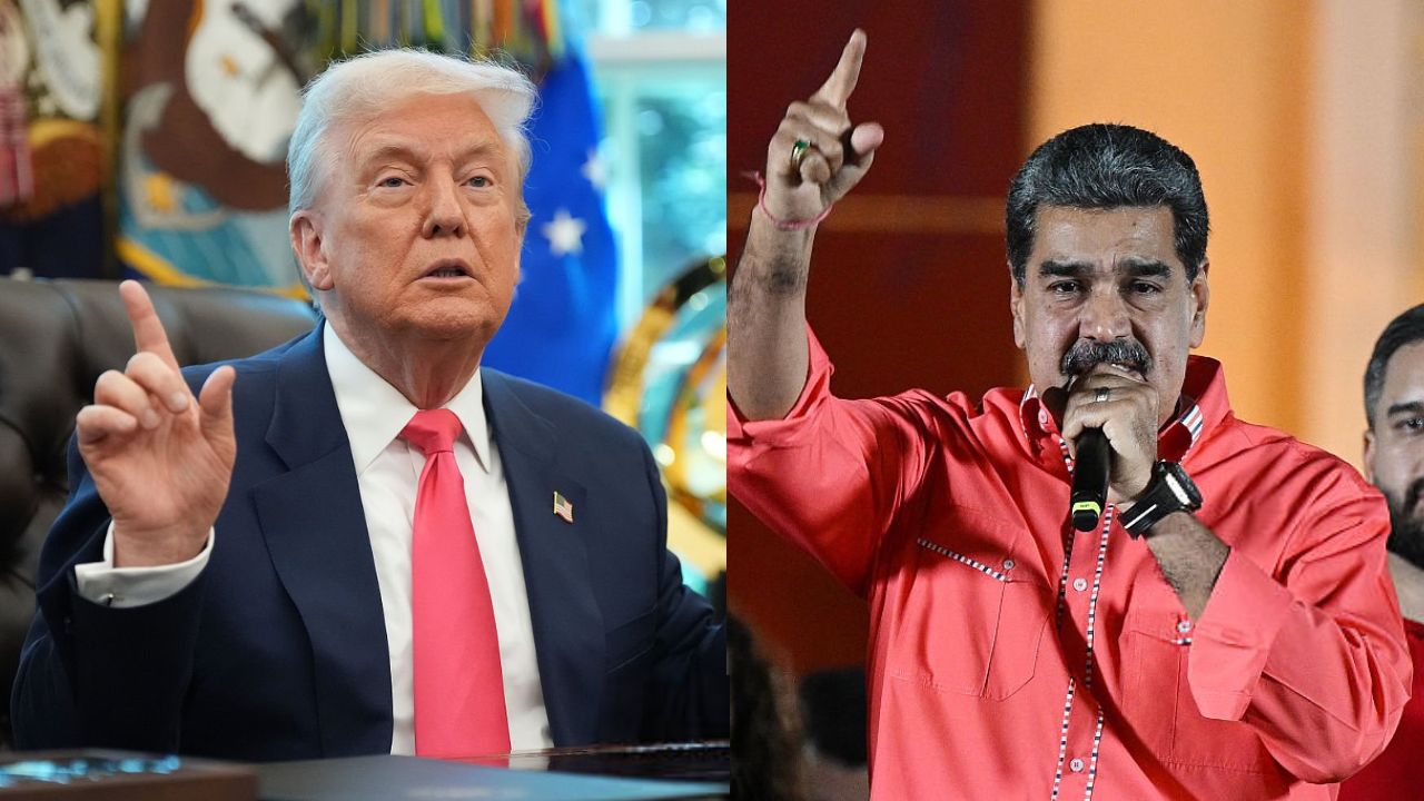 Donald Trump e Nicolás Maduro | Reprodução/Andrew Harnik/Federico Parra/AFP/Getty Images Embed