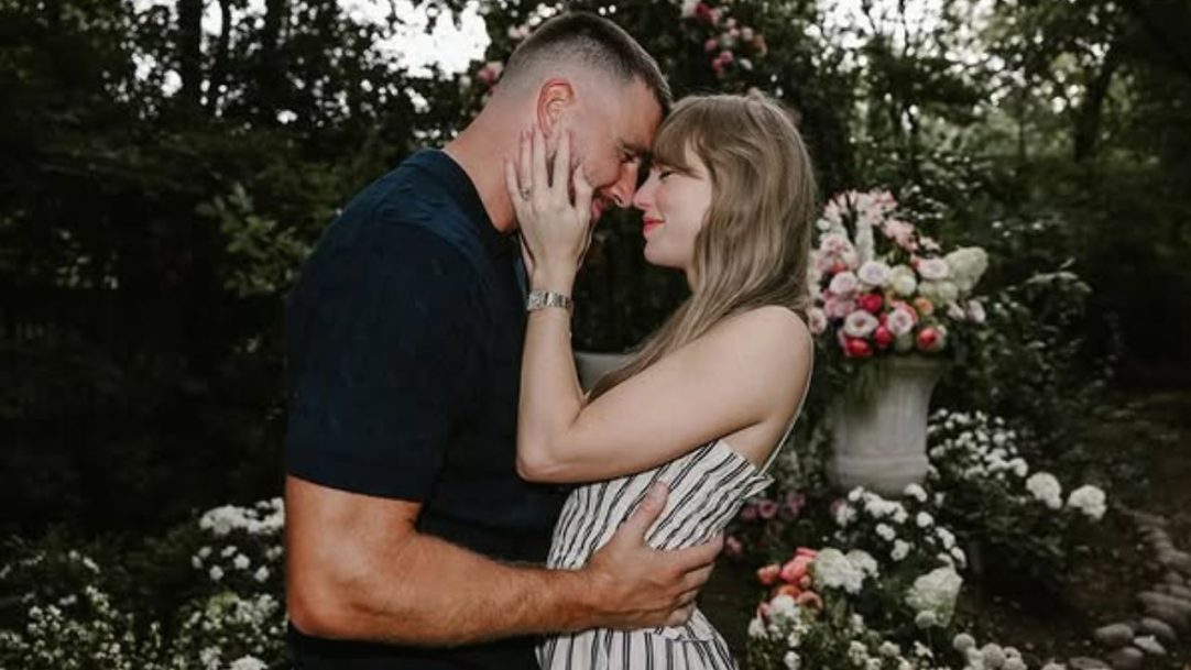 Taylor Swift anuncia noivado com o jogador Travis Kelce