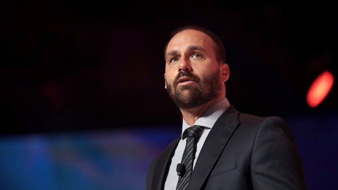 Eduardo Bolsonaro fala em candidatura e campanha virtual nos EUA