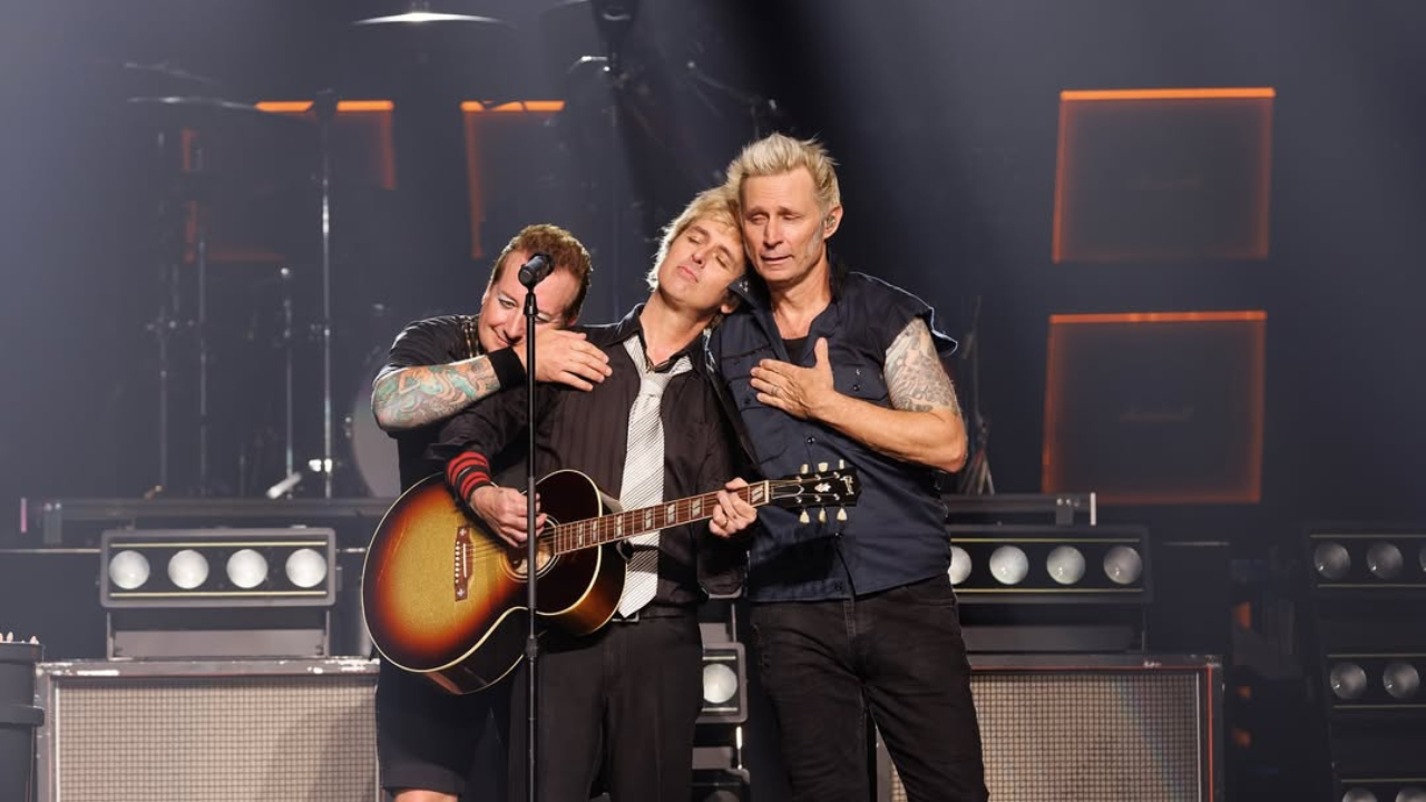 Green Day em seu show | Reprodução/Instagram/@greenday