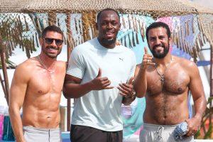 Usain Bolt grava cena com Cauã Reymond em “Vale Tudo”