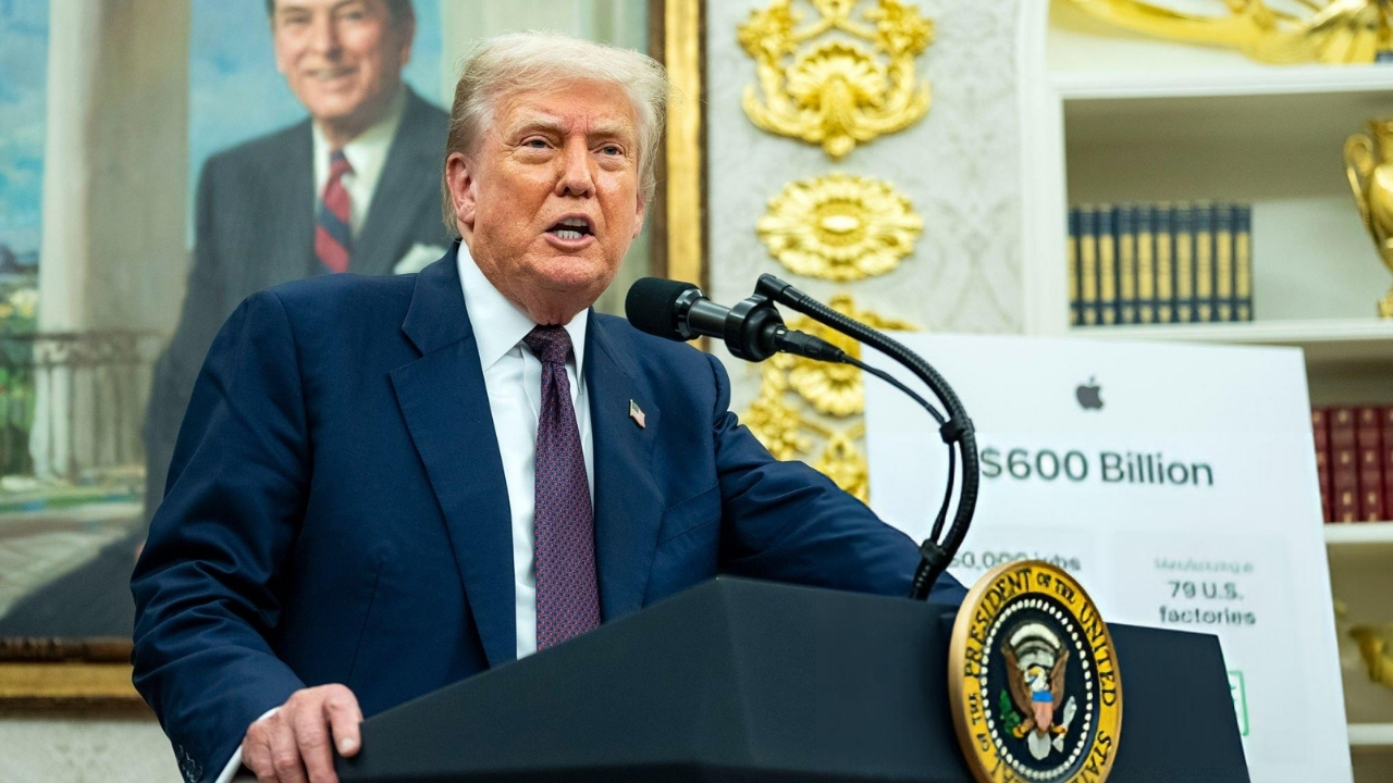 Presidente americano Donald Trump | Reprodução/Bloomberg/Getty Images Embed