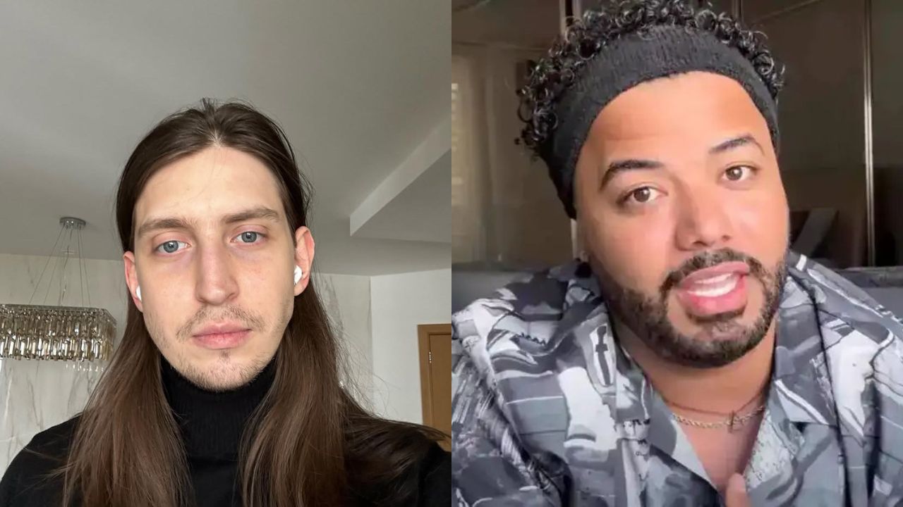 do lado esquerdo, Felca; do lado direito, Hytalo Santos | Reprodução/Instagram/@felca0/X/@SeriesBrasil