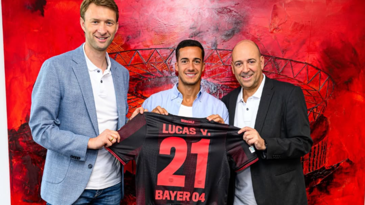Lucas Vázquez chega ao Bayer Leverkusen | Reprodução/Instagram/@bayer04fussball