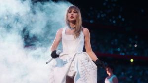 Taylor Swift desperta curiosidade sobre quem assina seu vestido de noiva
