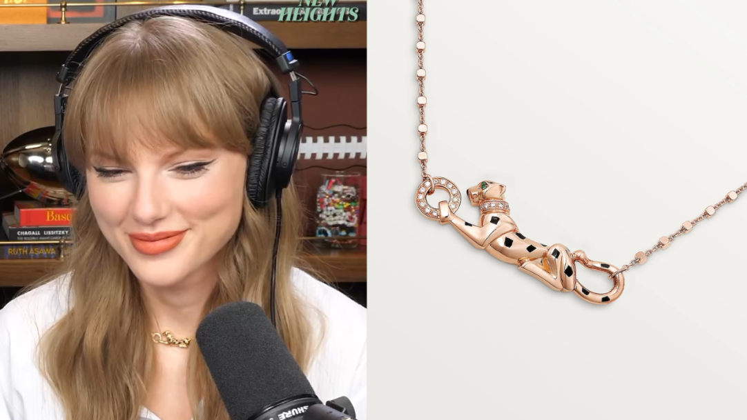 Taylor Swift usa joias Cartier para anunciar seu novo álbum de estúdio