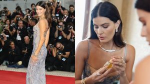 Isabeli Fontana brilha no tapete vermelho do Festival de Veneza
